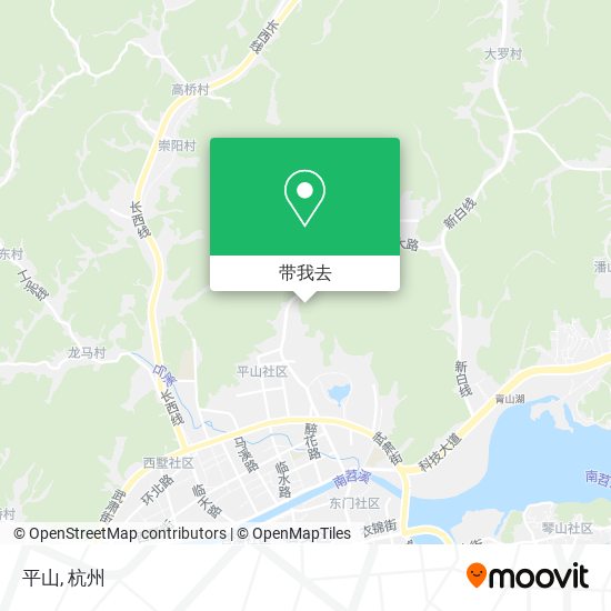平山地图