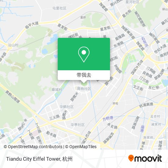 Tiandu City Eiffel Tower地图