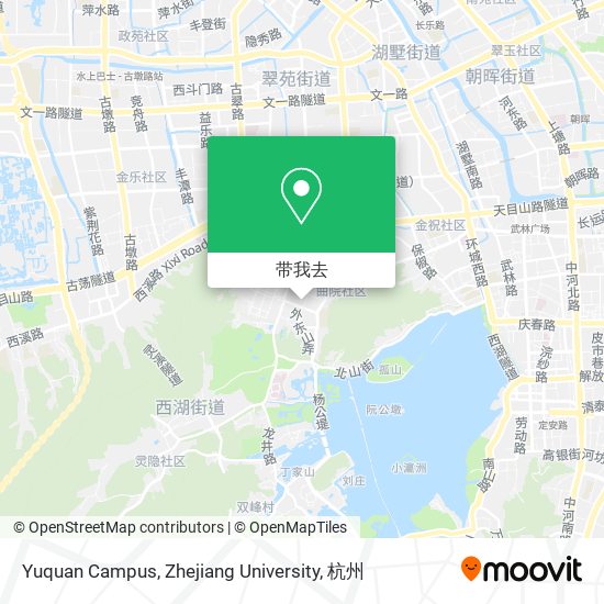 Yuquan Campus, Zhejiang University地图