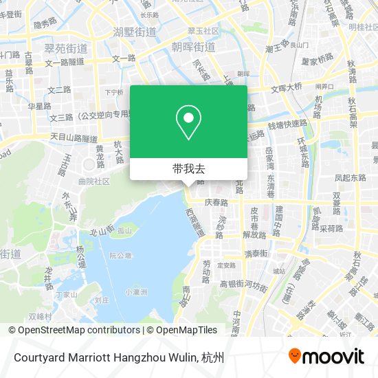 Courtyard Marriott Hangzhou Wulin地图