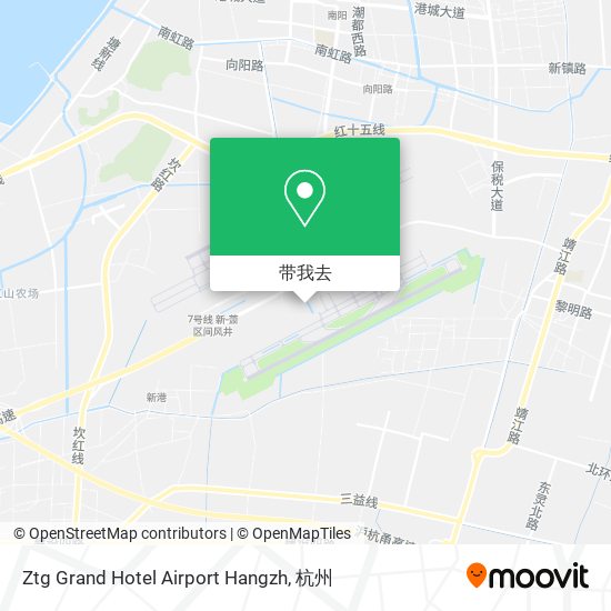 Ztg Grand Hotel Airport Hangzh地图