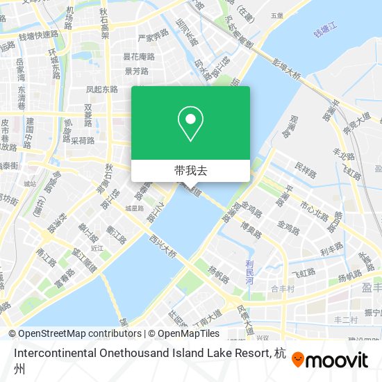 Intercontinental Onethousand Island Lake Resort地图
