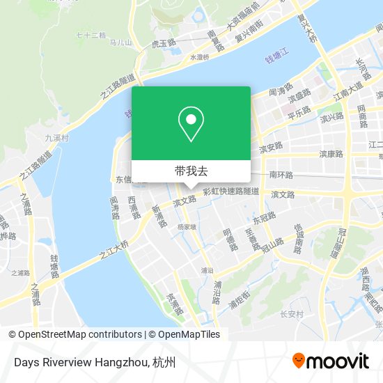 Days Riverview Hangzhou地图