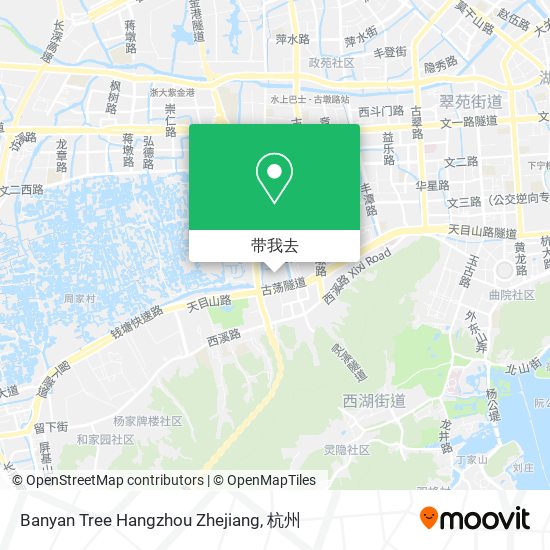 Banyan Tree Hangzhou Zhejiang地图