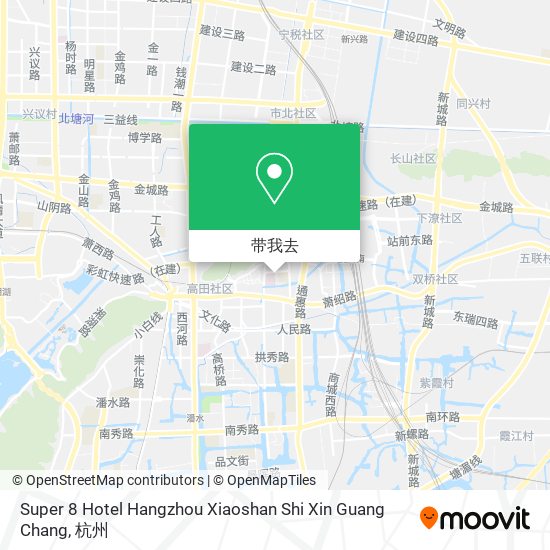 Super 8 Hotel Hangzhou Xiaoshan Shi Xin Guang Chang地图