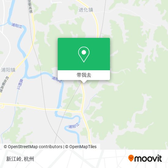 新江岭地图