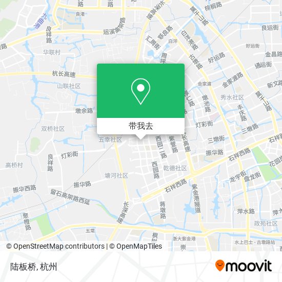 陆板桥地图