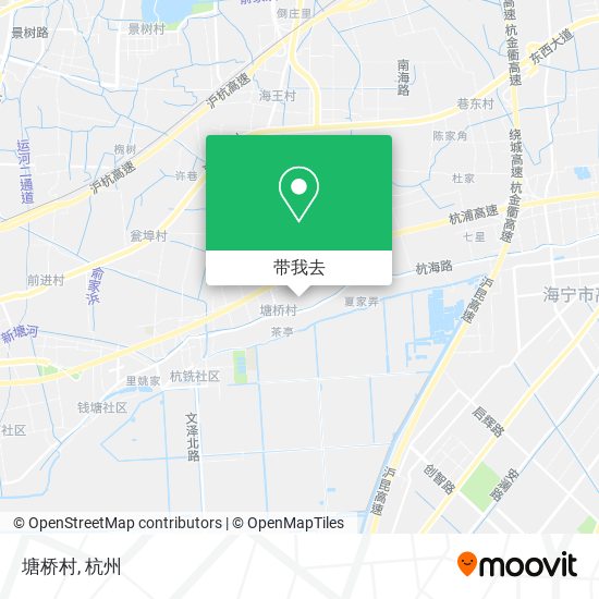 塘桥村地图