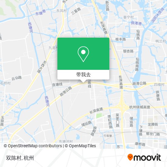 双陈村地图
