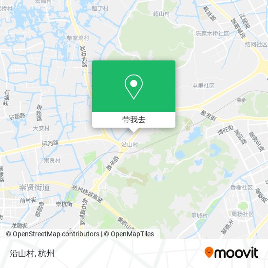 沿山村地图