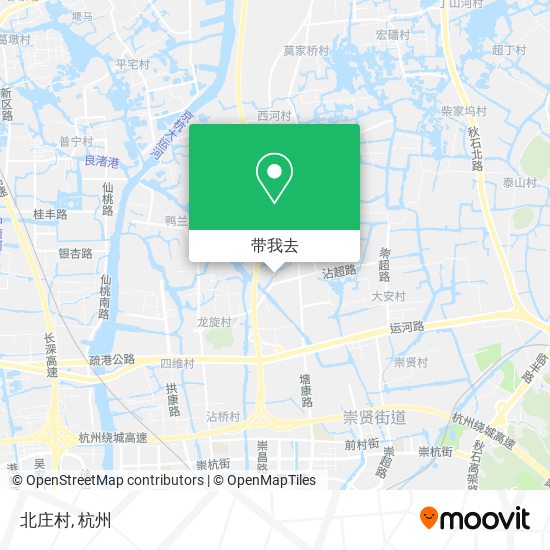 北庄村地图