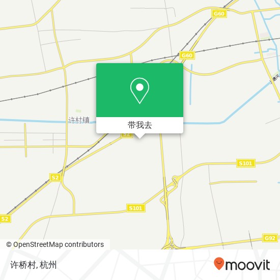 许桥村地图