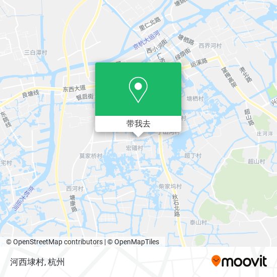 河西埭村地图