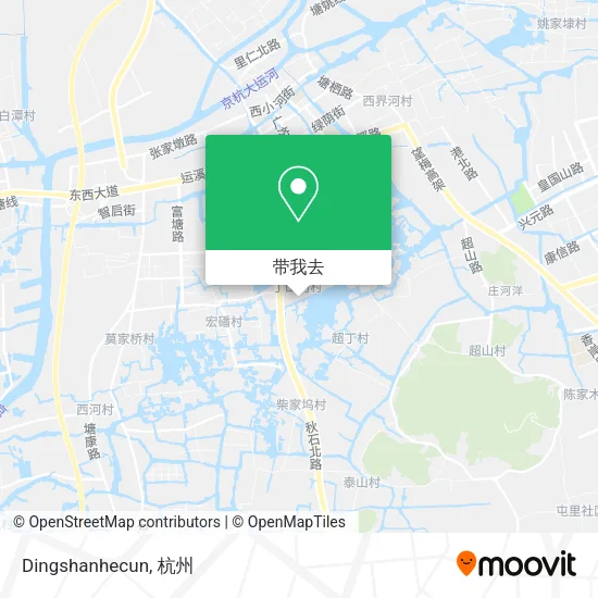 Dingshanhecun地图