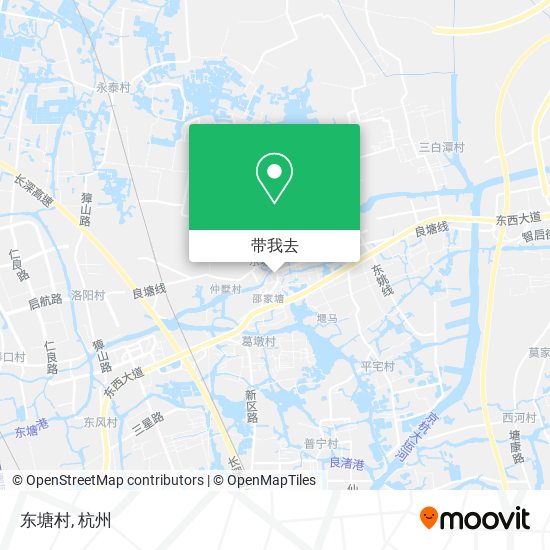 东塘村地图