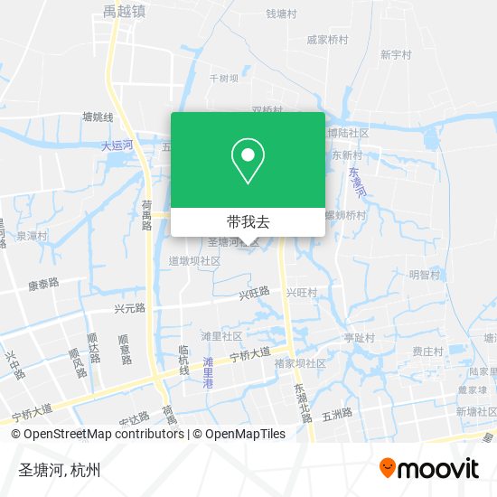 圣塘河地图