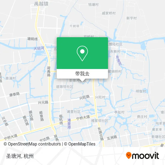 圣塘河地图