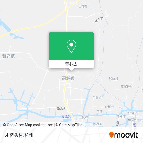 木桥头村地图