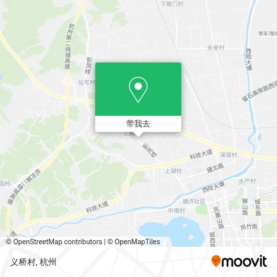 义桥村地图