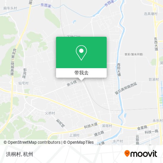 洪桐村地图