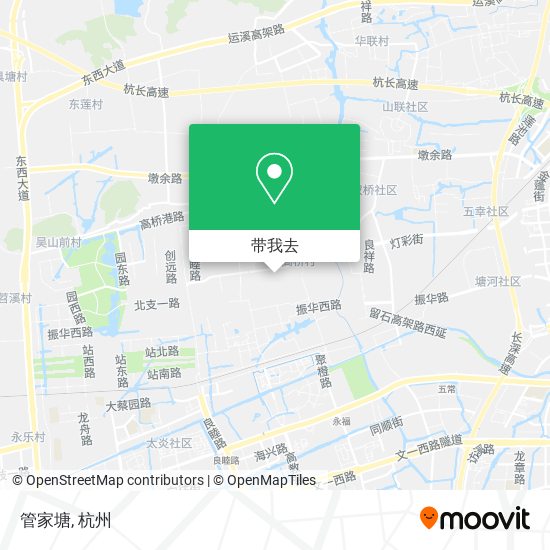 管家塘地图