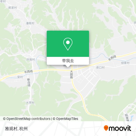 雅观村地图