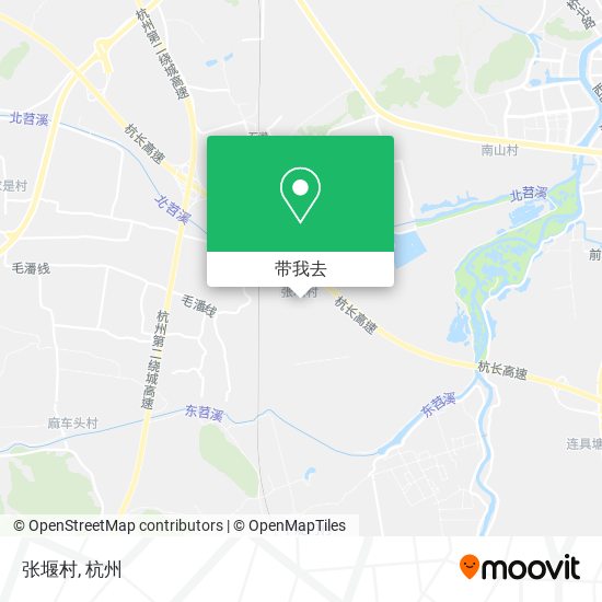 张堰村地图