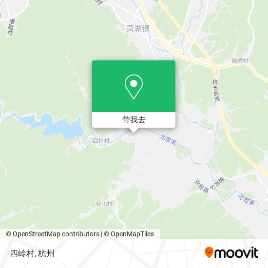四岭村地图