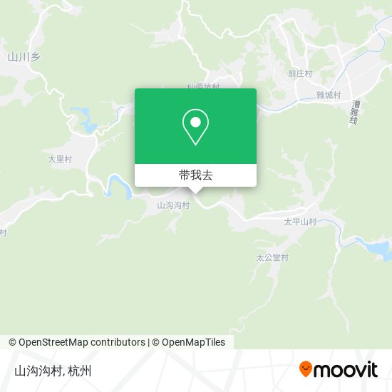 山沟沟村地图