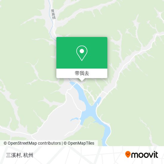 三溪村地图