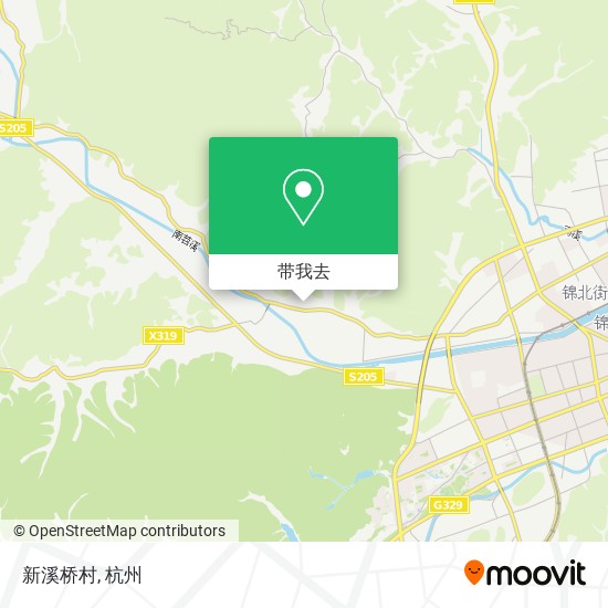 新溪桥村地图