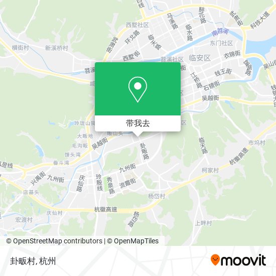 卦畈村地图