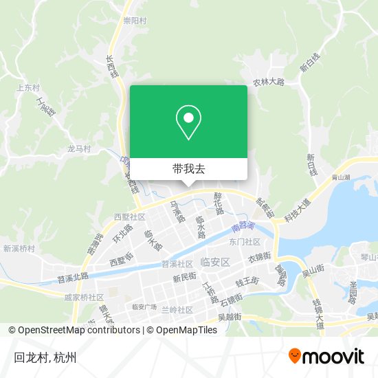回龙村地图
