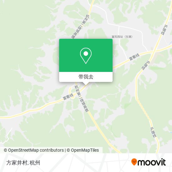 方家井村地图