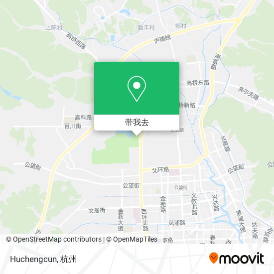 Huchengcun地图