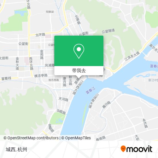 城西地图