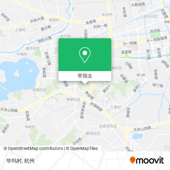华坞村地图