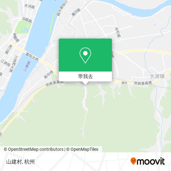 山建村地图