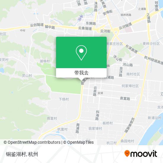 铜鉴湖村地图