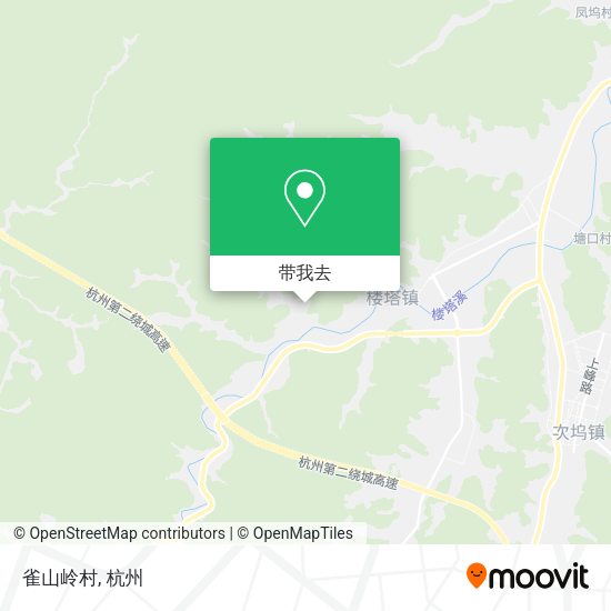 雀山岭村地图