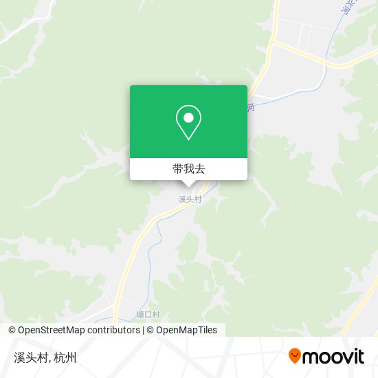 溪头村地图