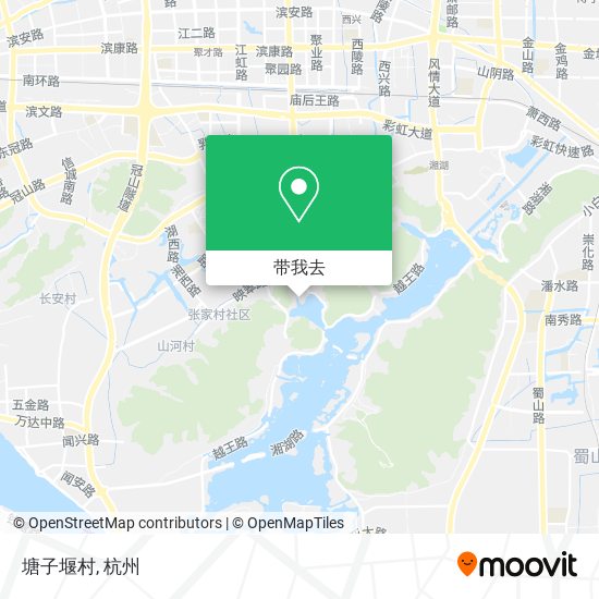 塘子堰村地图