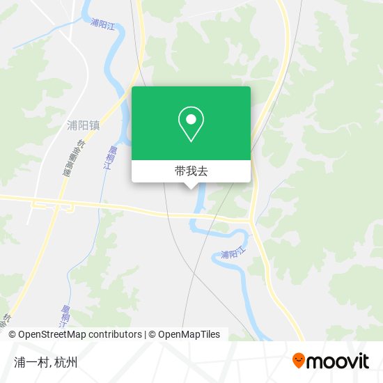 浦一村地图