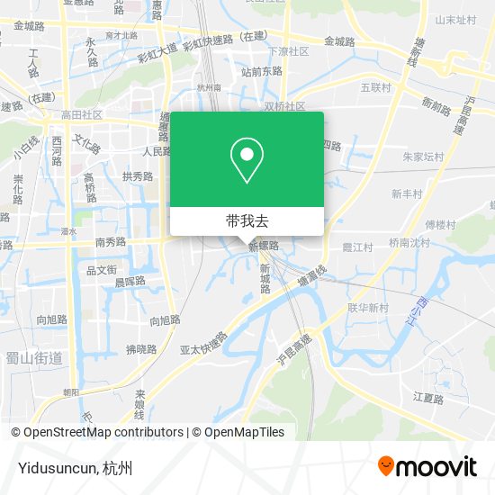 Yidusuncun地图
