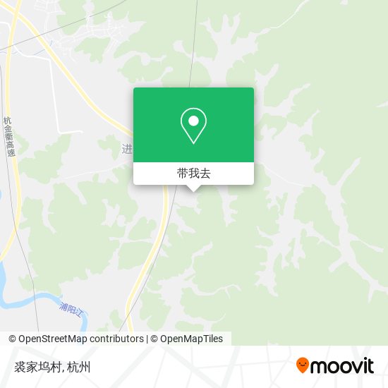 裘家坞村地图
