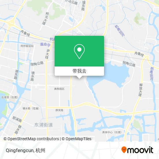 Qingfengcun地图