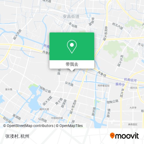 张溇村地图