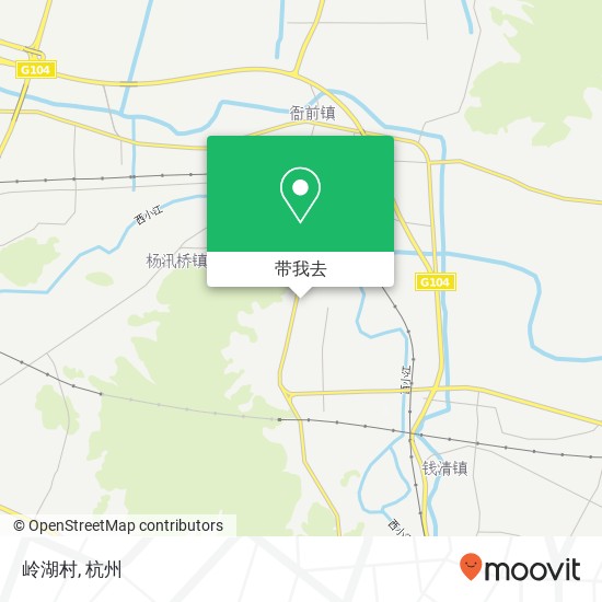 岭湖村地图