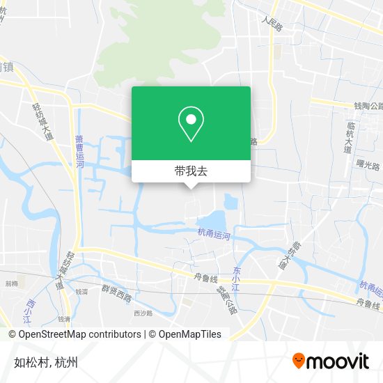 如松村地图
