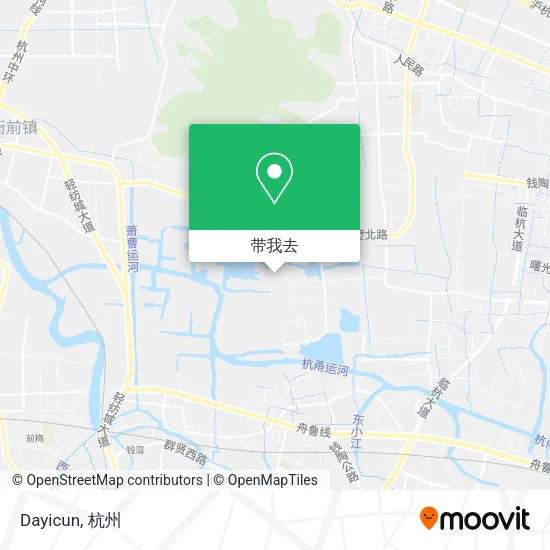 Dayicun地图